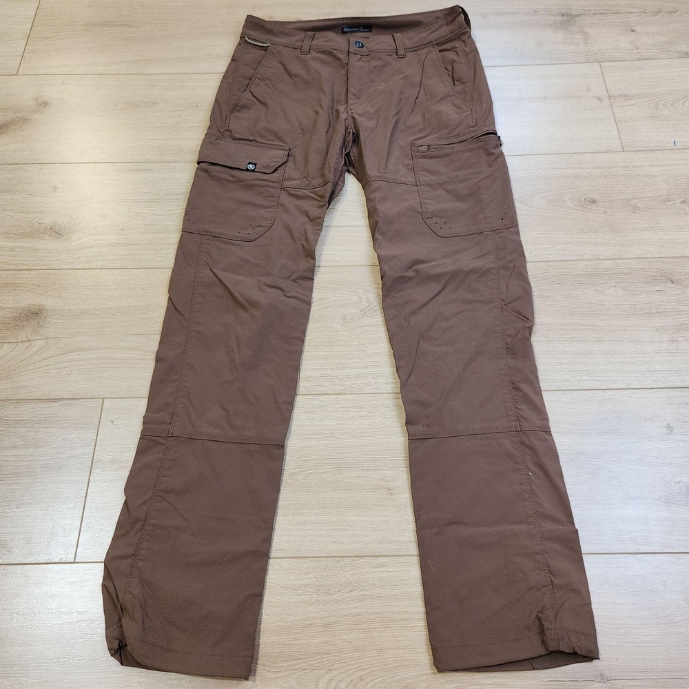 Backcountry Pants Mens 28x30 Brown Cargo Nylon Stretch Hiking Outdoor BCCZ2RO